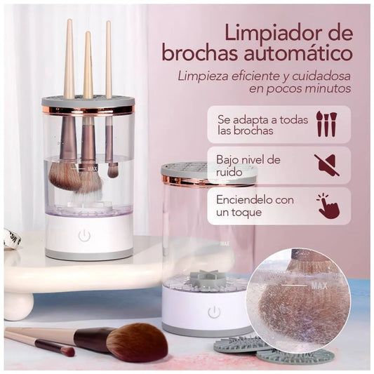 MINI LAVADORA DE BROCHAS DE MAQUILLAJE